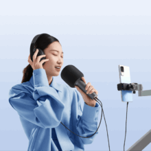 Xiaomi Karaoke Microphone cantar