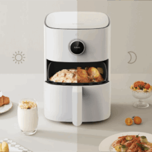 Xiaomi Smart Air Fryer 4.5L dia y noche