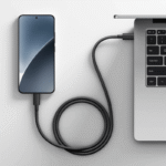 Xiaomi 6A High-speed USB4 Braided USB-C to USB-C Cable (1m)